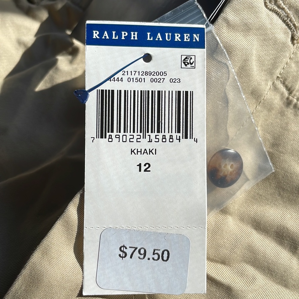 Polo Ralph Lauren Khaki Shorts size 12 - Picture 5 of 6